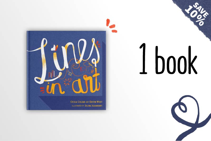 Lines in Art: one hardcover book
